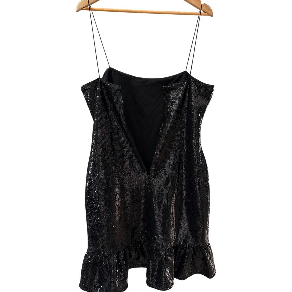 Likely Lilia Allover‎ Sequin Mini Dress Black Size 10 - Picture 11 of 11